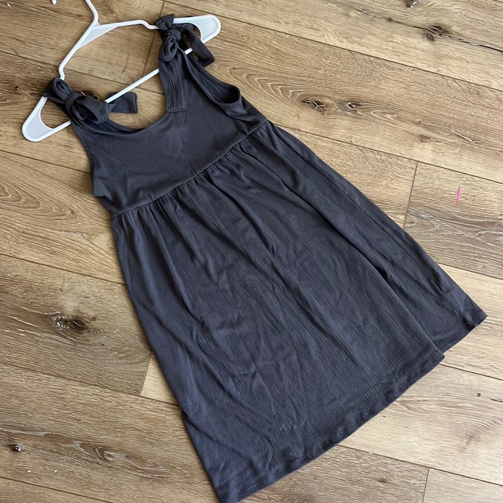 Wild Fable Tie Strap Dress Dark Grey S